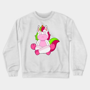 Unicorn Yoga Meditation Gymnastics Crewneck Sweatshirt